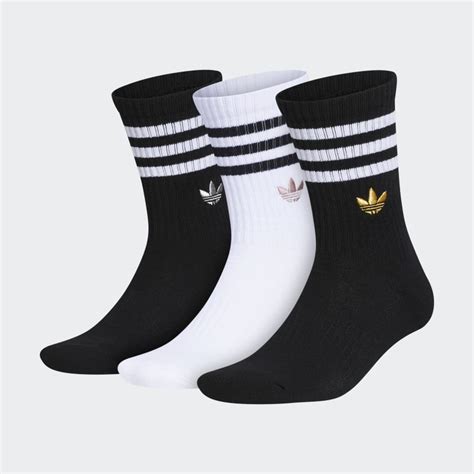 Adidas 3 striped socks